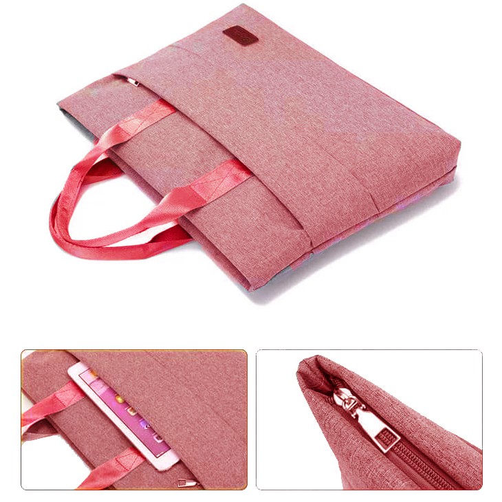 Tas Laptop Jinjing DXYIZU Nylon Handstrap 13 inch Red