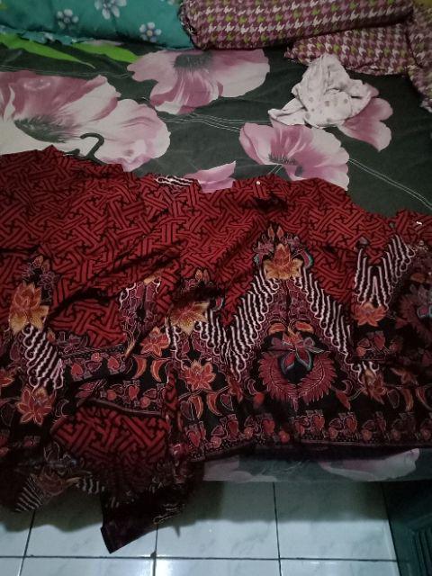 Batik Couple Keluarga Sania Ruffle Ori Ndoro Jowi Dnt Motif Manggar