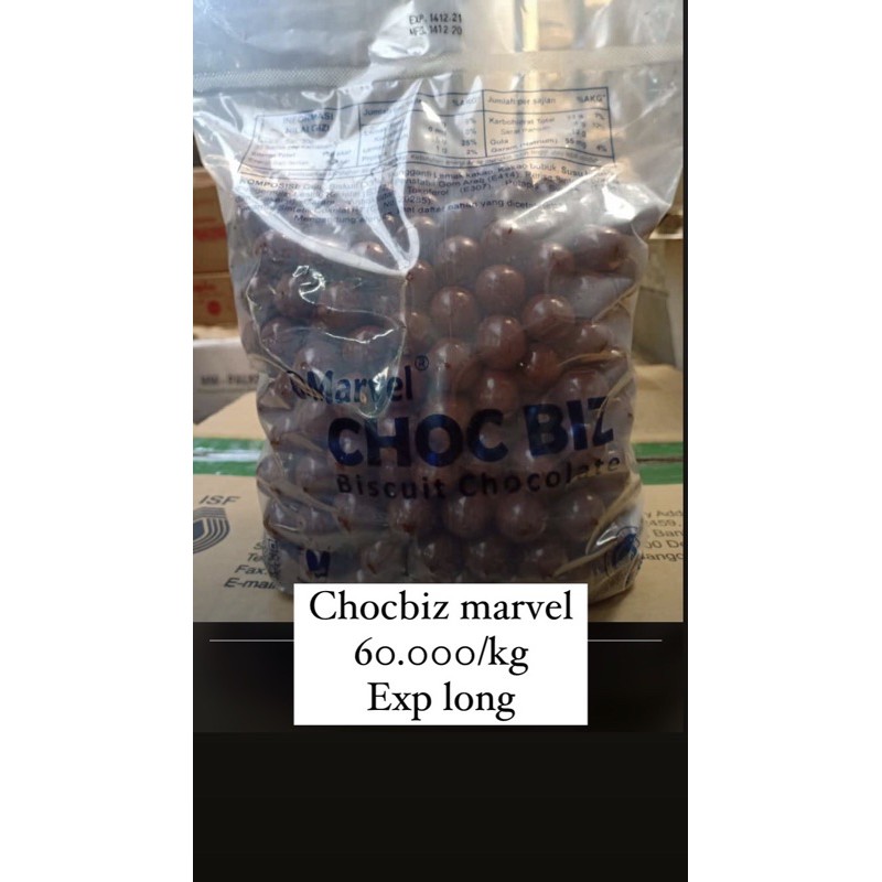 

coklat Chocbiz marvel 1kg