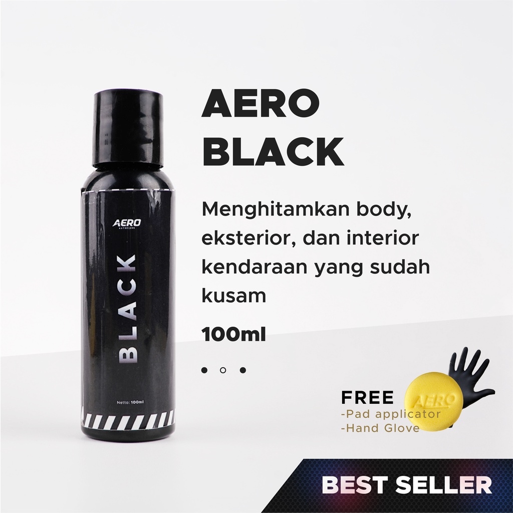 Aero Black Penghitam Body Motor / Mobil Permanen