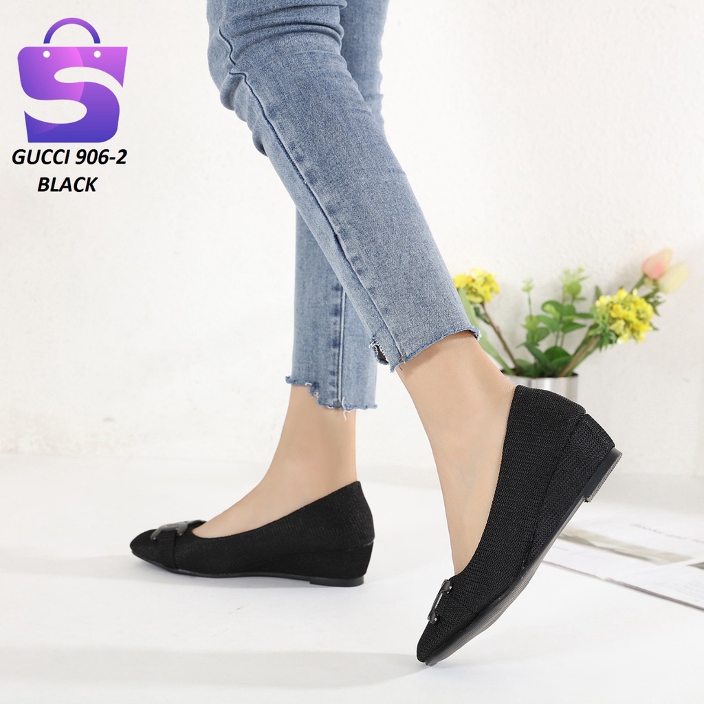 SEPATU WANITA WEDGES SHOES 906-2