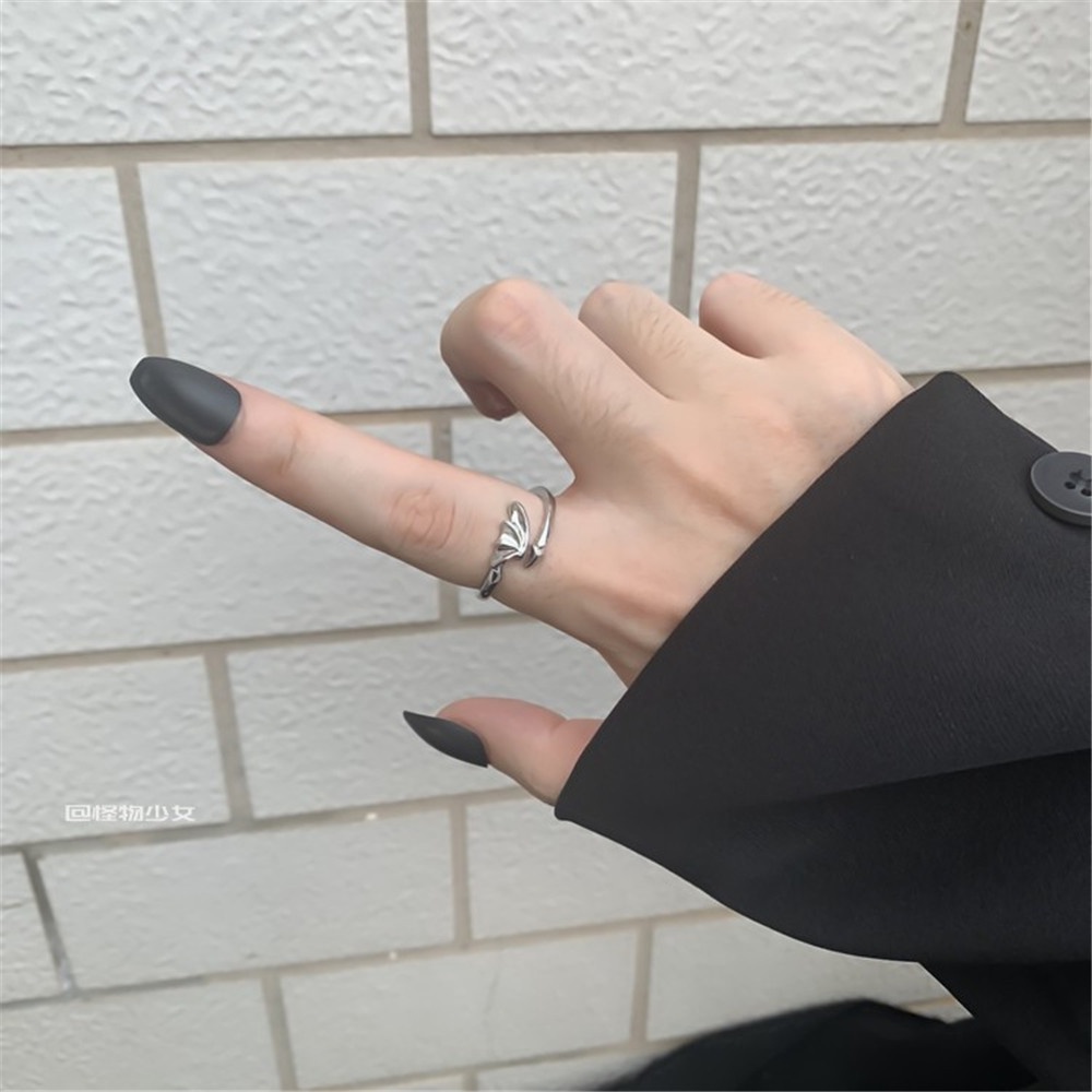 [ACKER] Cincin Ekor Pecinta Setan Dan Malaikat Gelap Punk Gothic Naga