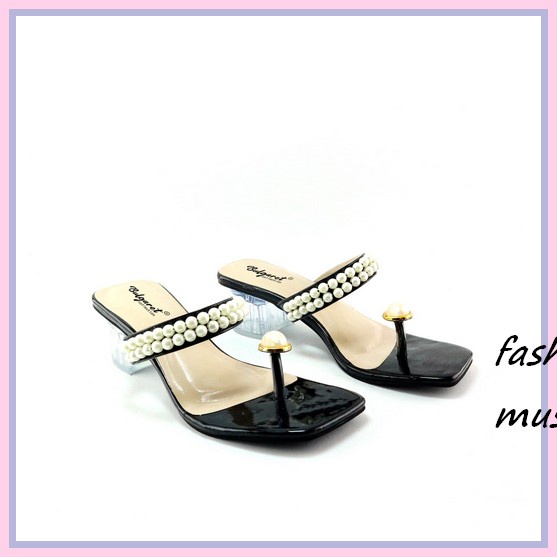 Azahra Tp01: Sepatu Wanita Hak Tahu 5Cm Croco Sandal Heels Andin Wanita Kaca Mutiara R 80