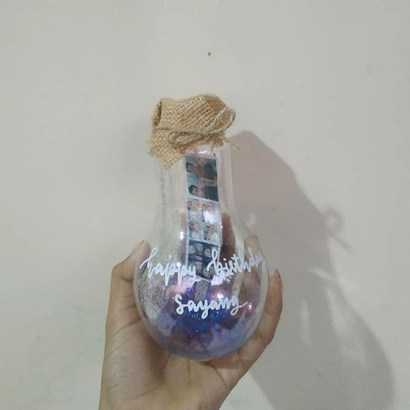 

photo jar kado ulang tahun wedding graduation