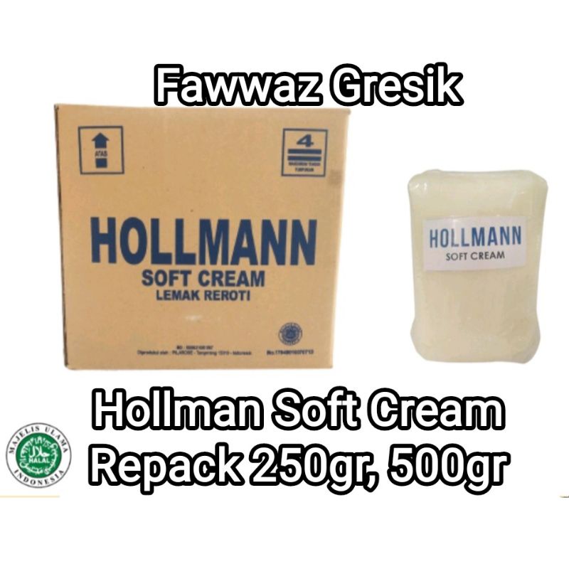 HOLLMAN SOFT CREAM 500gr / PELEMBUT BUTTER CREAM 500 gr