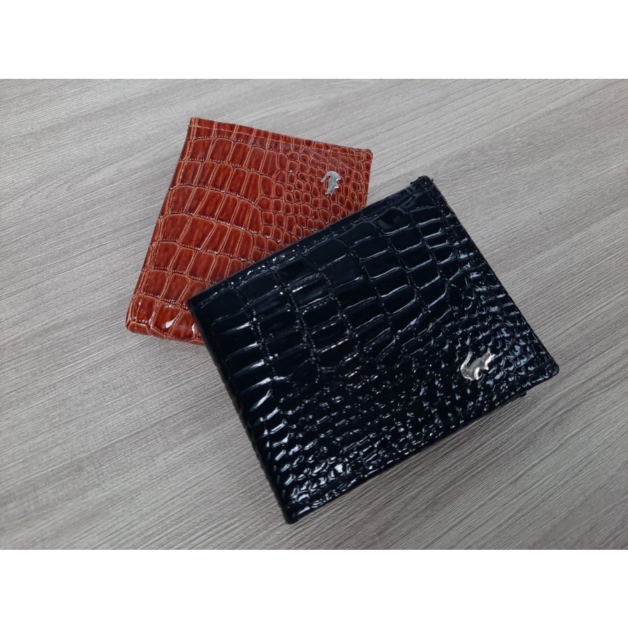 Dompet pria dewasa / dompet lipat model Buaya / dompet pria mini / dompet cowok slim