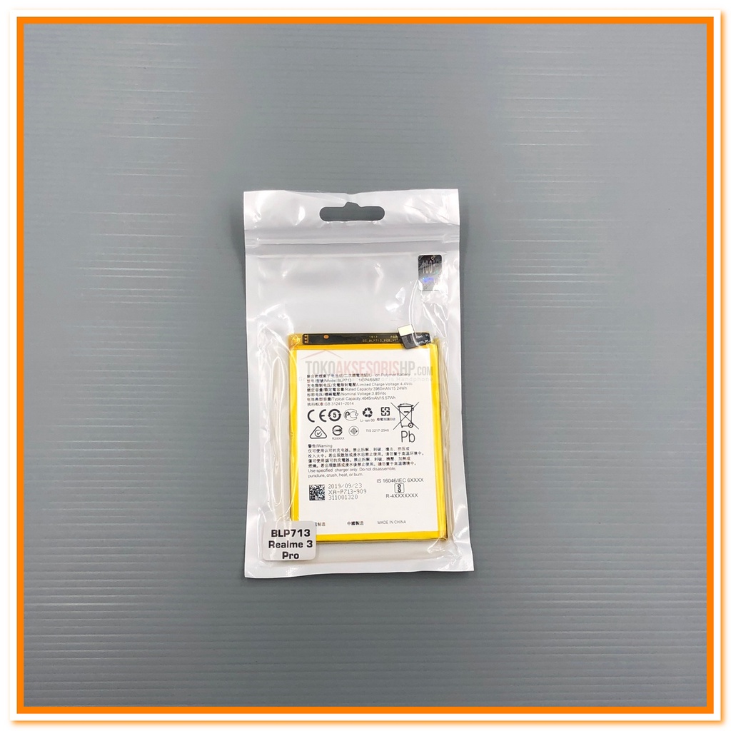 BATERAI REALME 3 PRO BATERAI REALME BLP 713 ORIGINAL