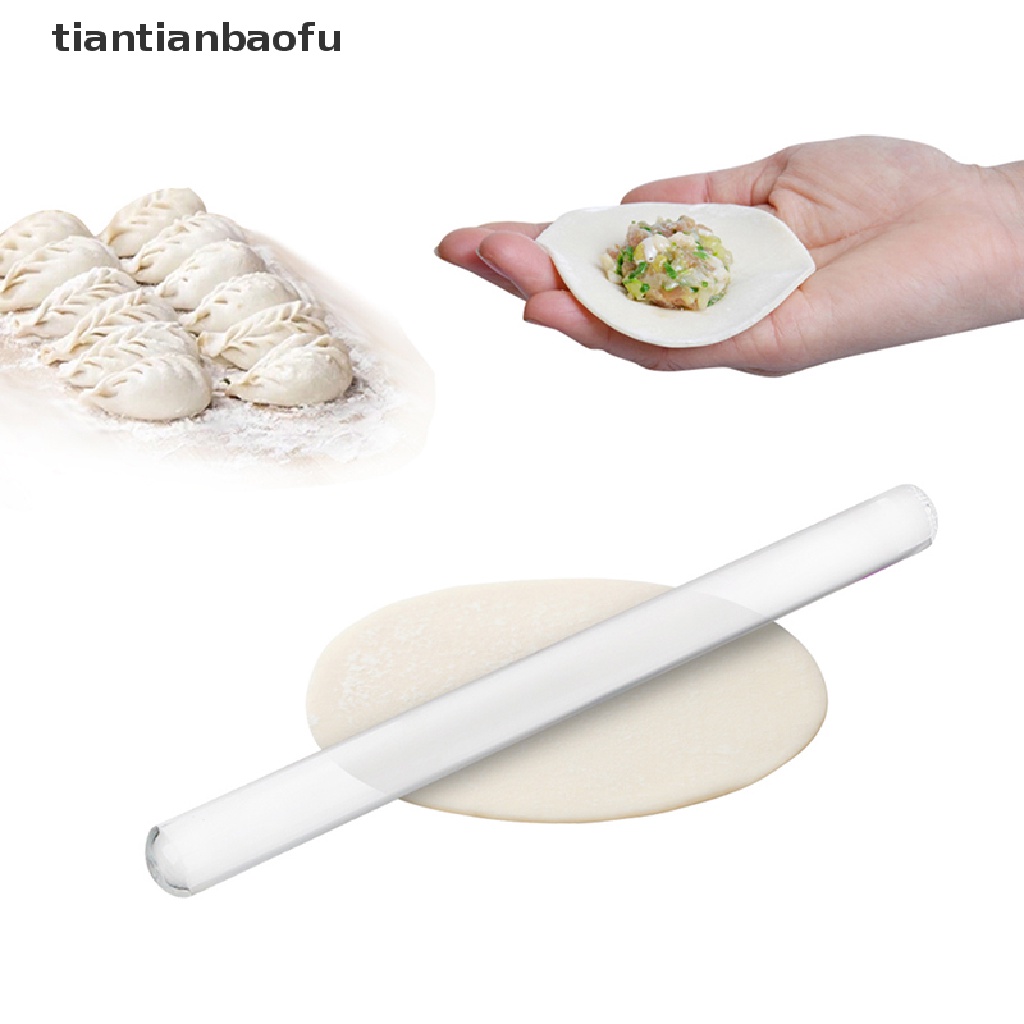 Rolling Pin Bahan Akrilik Transparan Anti Lengket Untuk Kue