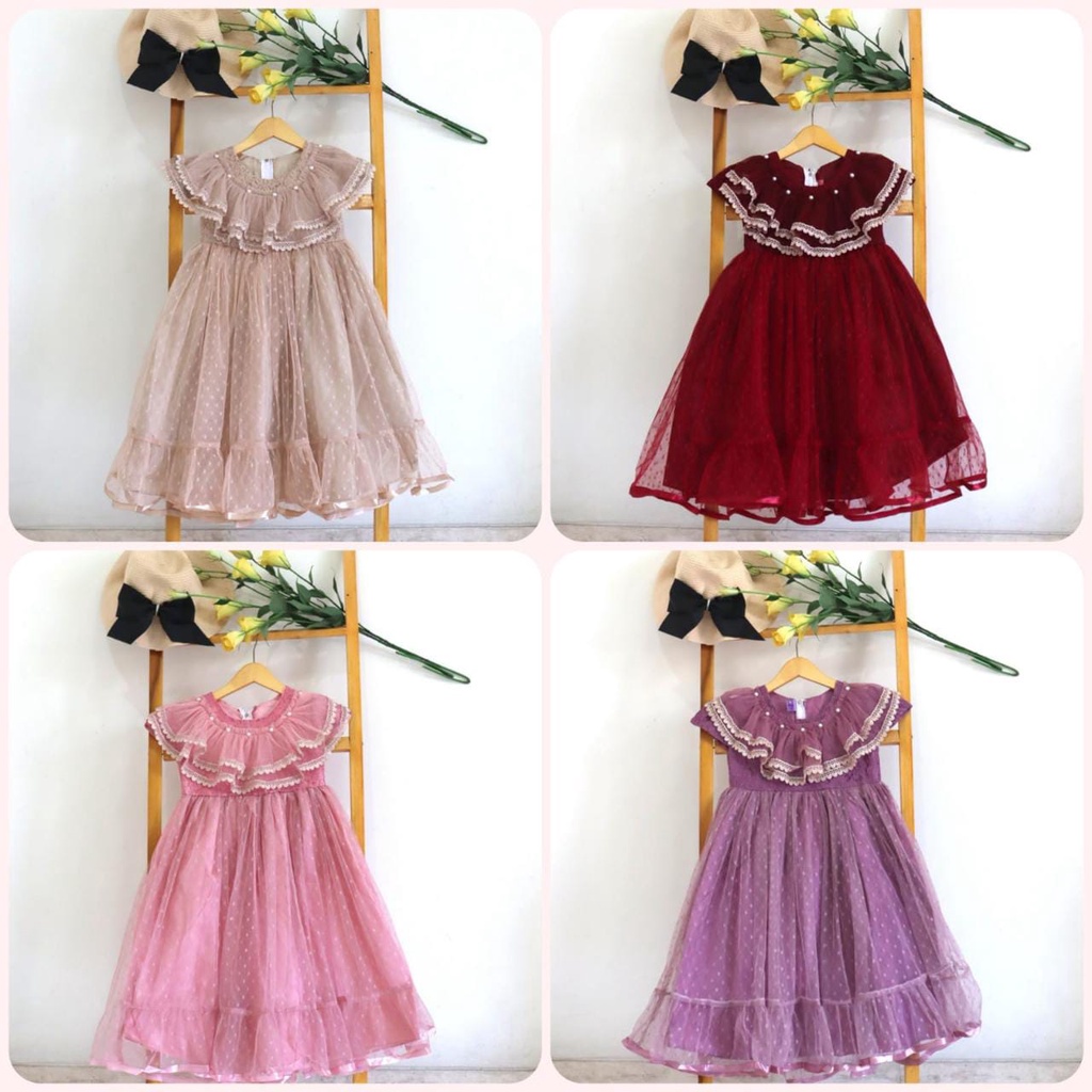 DRESS ANAK IMPORT BAHAN MEWAH