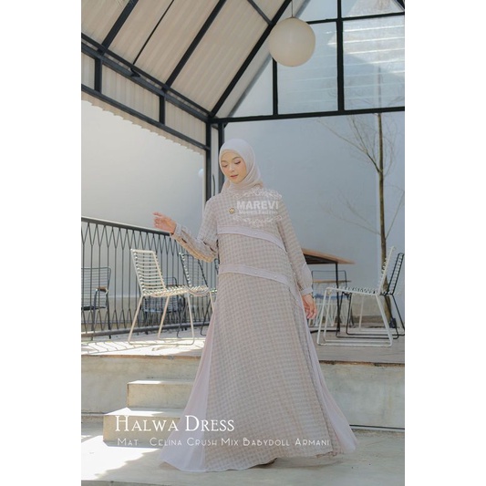 Gamis Wanita Marevi - Halwa Dress