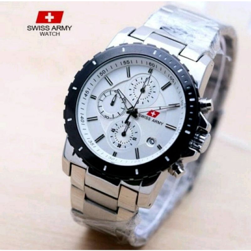Jam Tangan Pria Sa-6141 Crono Aktif Super Mewah - Model Alexandre Christie 6141 Super