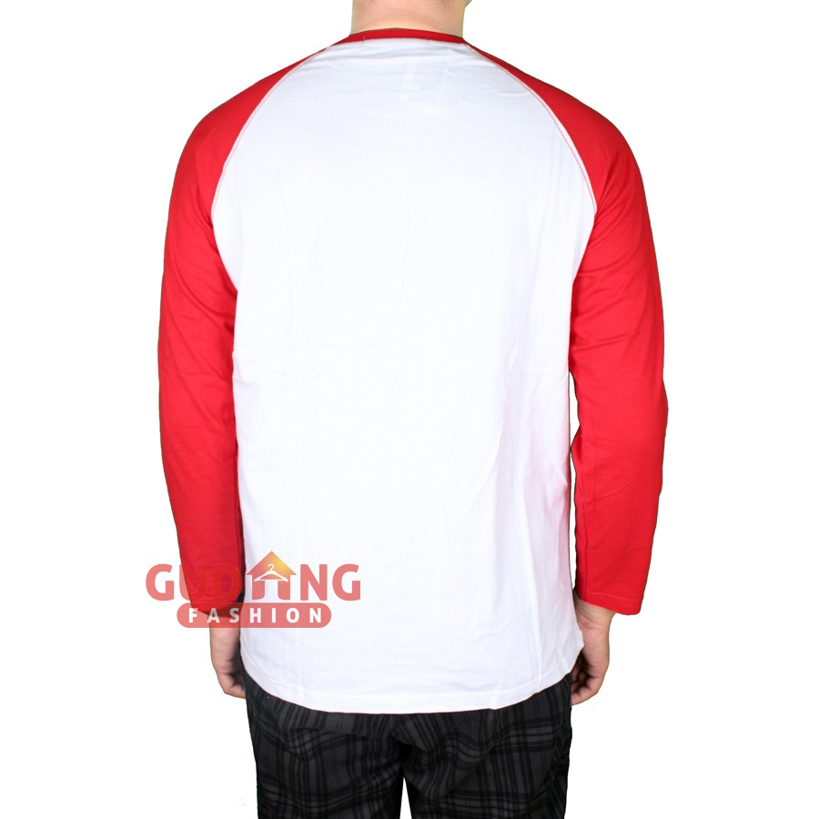 Kaos Keren Raglan Pria Panjang PLS 101