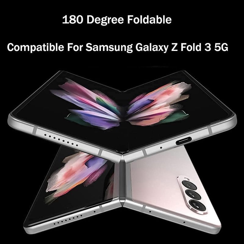 (2 Pcs) Pelindung Layar Anti Spy Bahan Tpu Untuk Samsung Galaxy Z Fold 3 (Samsung Galaxy Z Fold 3) /Hot Sale