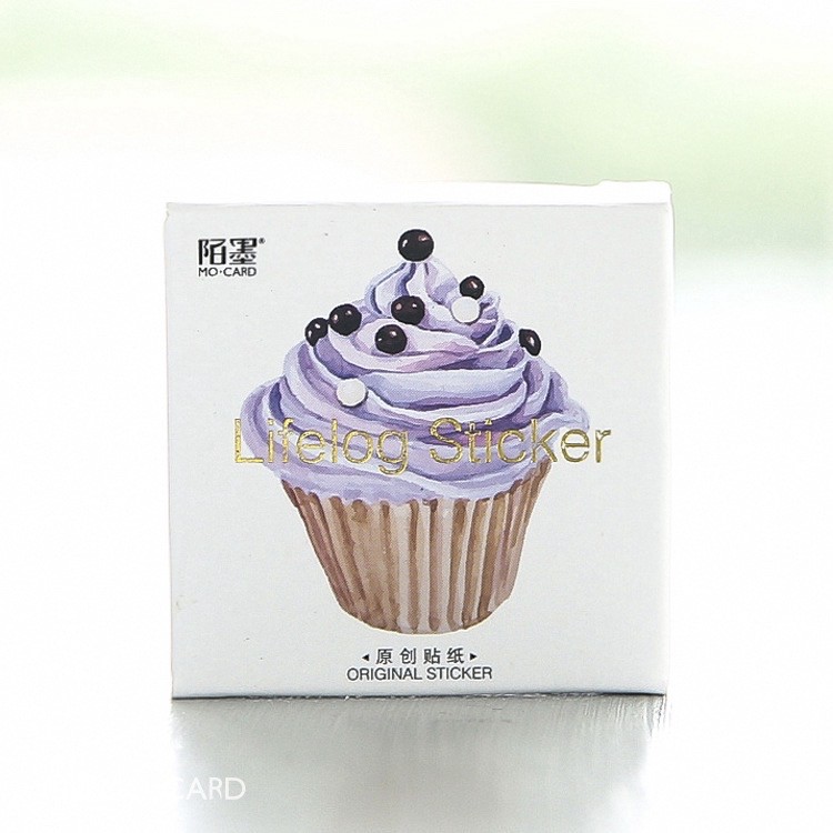 45 pcs Stickers CAKE/FOOD Deco Diary DIY ScrapBook Planner Bujo  Journal-stiker lucu murah aesthetic