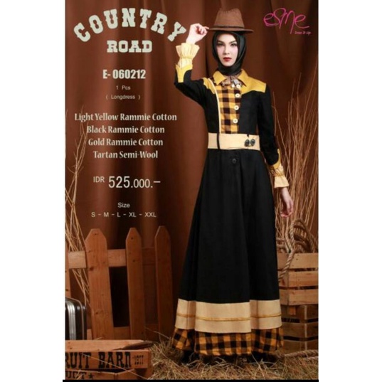 PL/ preloved esme size L hitam mix kotak bukan tuneeca pl/preloved