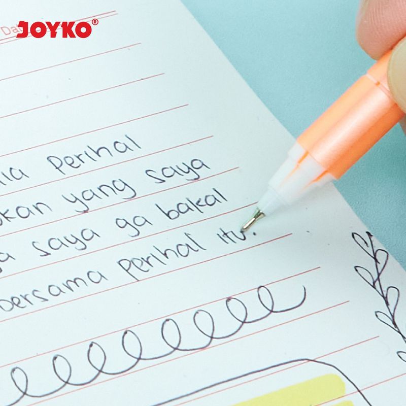 Bolpen Ball pen Bolpoin Pulpen Joyko cozie warna pastel