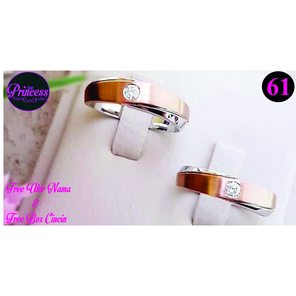 cincin kawin palladium cincin nikah palladium couple pj61