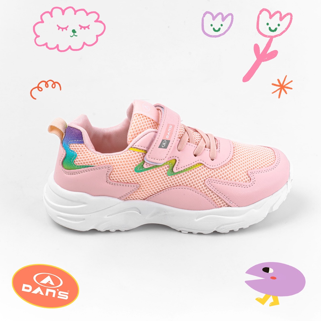 Dans Raline Sepatu Sneakers Anak Perempuan - Rose