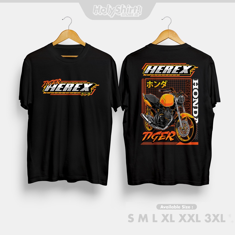 Kaos Baju Motor Honda Tiger Herex Racing 200cc Trondol Mekanik Modifikasi Kaos Otomotif