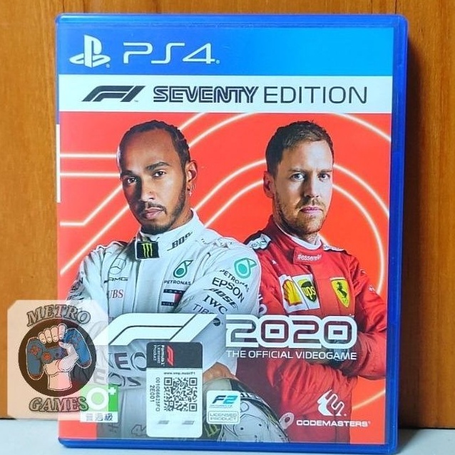 Kaset F1 2020 PS4 Seventy Edition Region 3 Asia Formula 1 Playstation PS 4 5 CD BD Game Balapan Formula1 f12020 2021 mobil balap