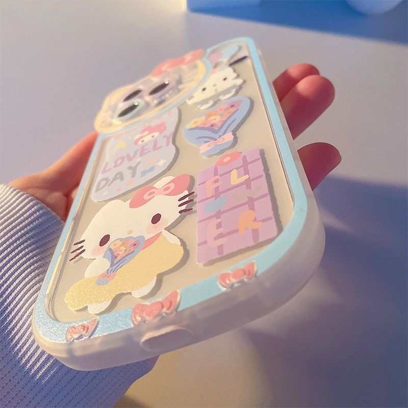 Case Motif Print Anjing Dan Kucing Untuk IPhone 12 13 11 Pro Max X Xs Max Xr Nmpl