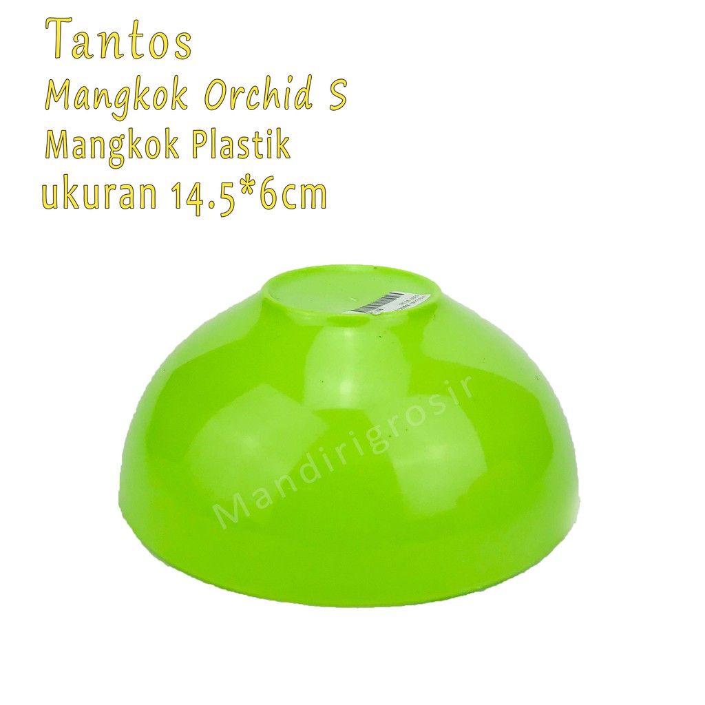 Mangkok plastik * Mangkok Orchid S * Hijau *5158