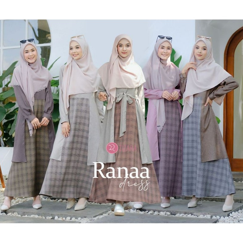 RANAA D DRESS || Gamis Syari Original by Zizara