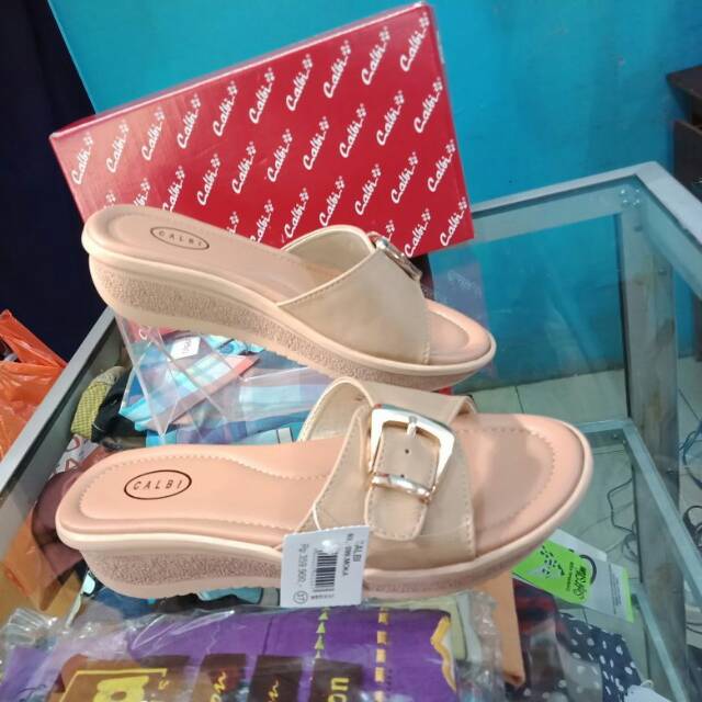 Sandal calbi wanita.sandal wedges calbi wanita.sandal wanita brand robinson mall