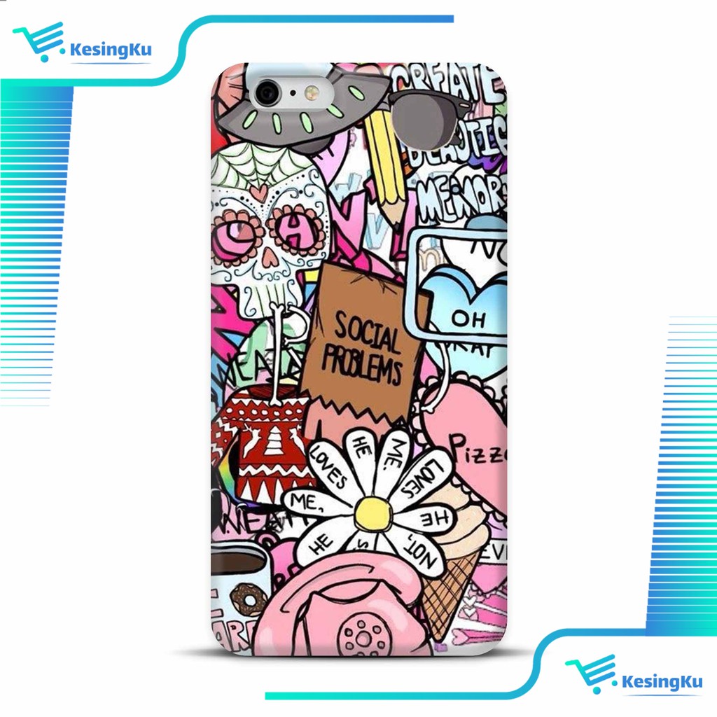 KesingKu Custom Case hp Casing HUAWEI Y5 2018 HONOR 7S Y5 II Y6 Y6 2018 Y6 II NOVA 2 LITE/Y7 PRIME