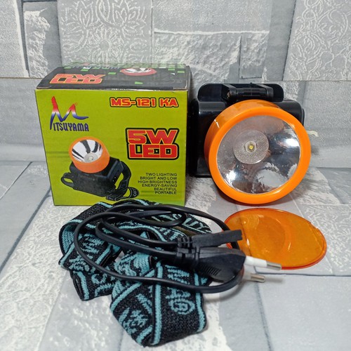 Senter Kepala / Head Lamp Super LED 5 Watt AC / DC Mitsuyama MS-121 KA