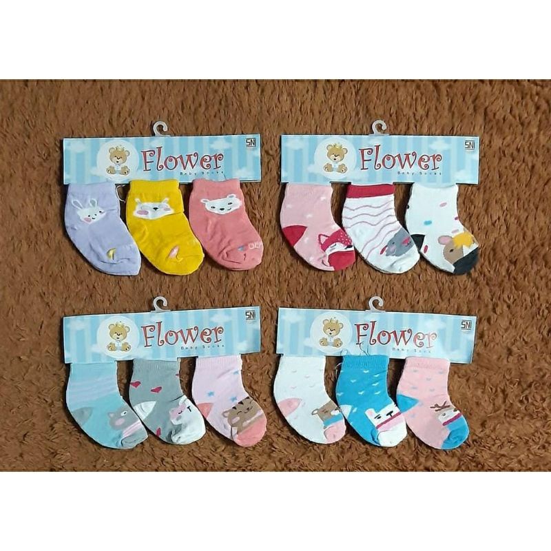 kaos kaki anak lucu usia bayi 0-6 bulan, anak ana 1-8 tahun motif random