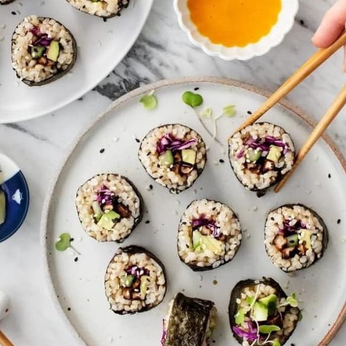 

Ahbbsu Manjun Yaki Sushi Nori | Seaweed | Rumput Laut No. 1 Korea Sasu