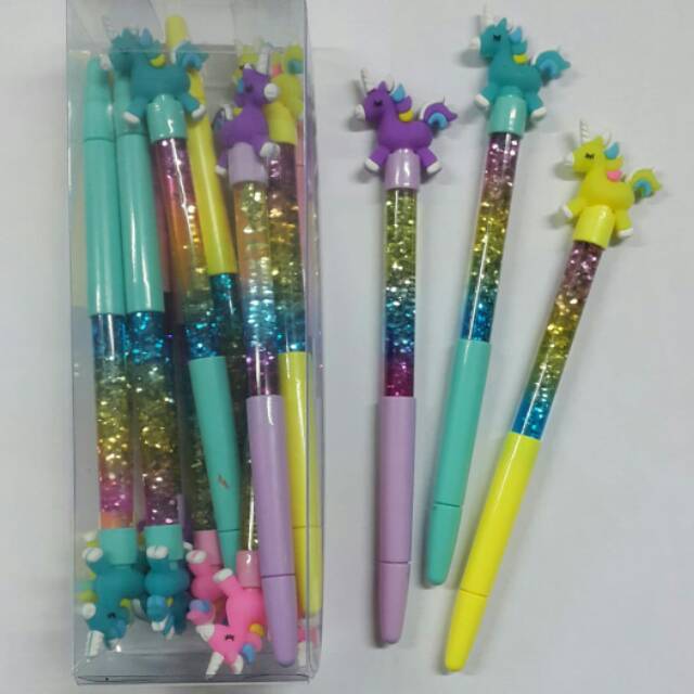 

Pulpen Unicorn Hiasan Air / Fly Unicorn Pen / Bolpoint Unicorn