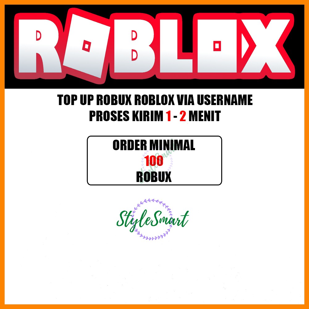 Top Up Topup Robux Roblox Murah Termurah Shopee Indonesia - top up robux