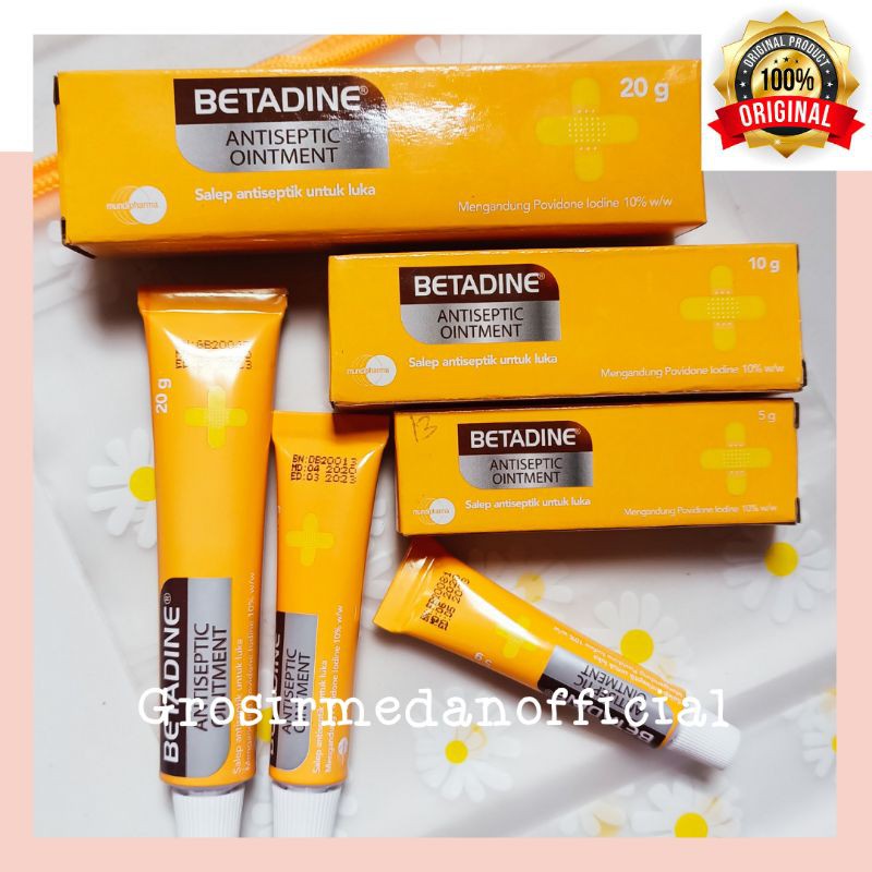 COD - BETADINE OINTMENT - BETADINE SALEP ANTISEPTIK UNTUK LUKA - POVIDONE IODINE