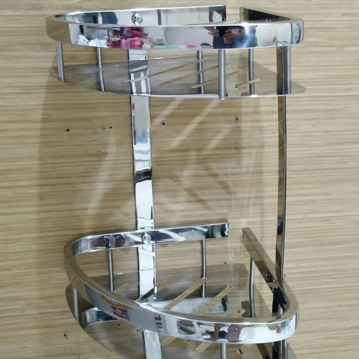 Rak Toilet | Rak Sudut Stainless 304 . Rak Sabun Sudut. Rak Kamar Mandi. Rak Dapur Kualitas Terbaik