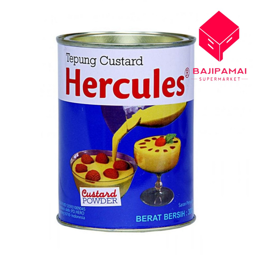 

Hercules Custard Powder 300gr Tepung Campuran Bubuk