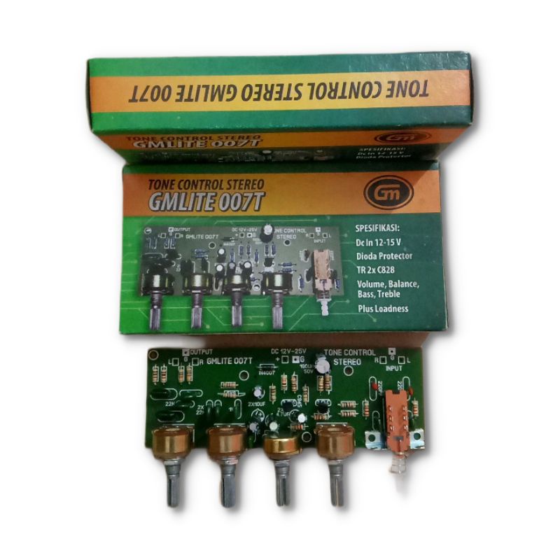 TONE CONTROL STEREO VOLUME BALANCE BASS TREBLE PLUS LOADNESS DC NON CT