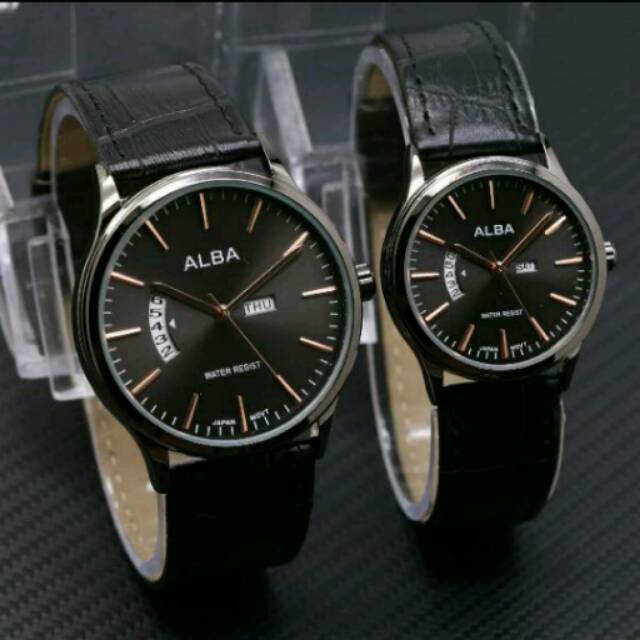 Jam Tangan Couple Simple Elegan Alba