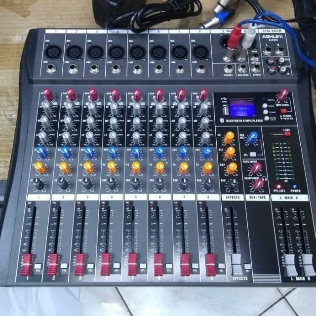 MIXER ASHLEY AX8N Bluetooth Original 8 Channel