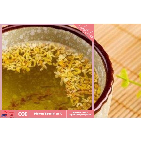 

⭐COD⭐ Organic Sweet Osmanthus Tea 100g /Herbal Tea/Teh Kesehatan /Flower Tea