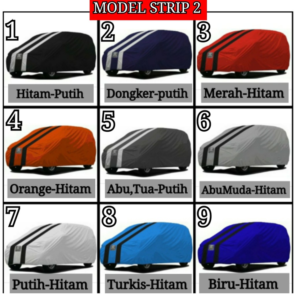 Cover Mobil Avanza Xenia Rush Terios Ertiga Xpander Livina Vitara Eskudo Mobilio Hrv Brv Mobilio