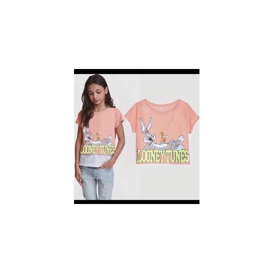 kaos crop HnM original