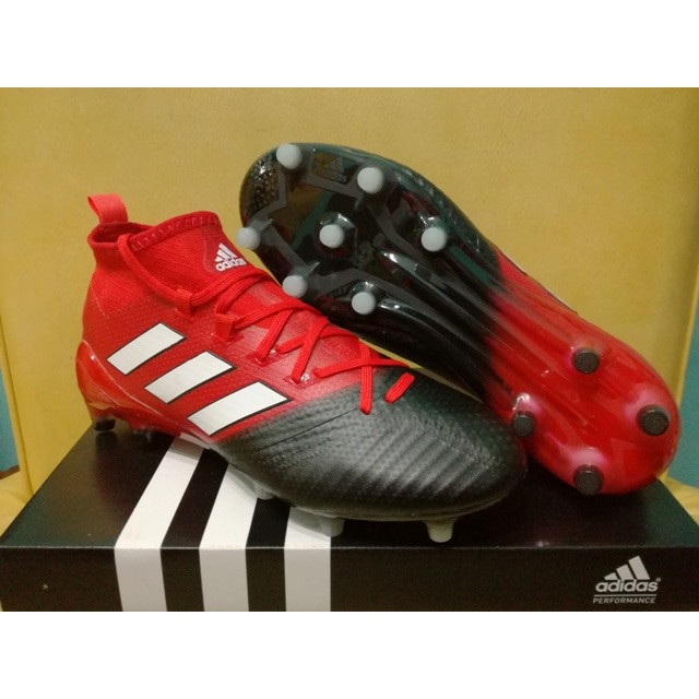 PROMO/DISKON Sepatu Bola / Soccer Adidas ACE 17.1 Primeknit Red Black - FG PRGSPORT