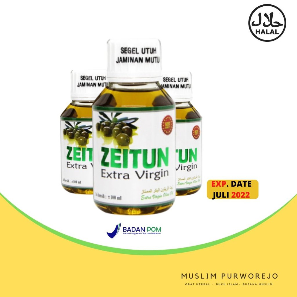 

Minyak Zaitun Zeitun Extra Virgin 100- Murni Misr herba100ml Olive Oil