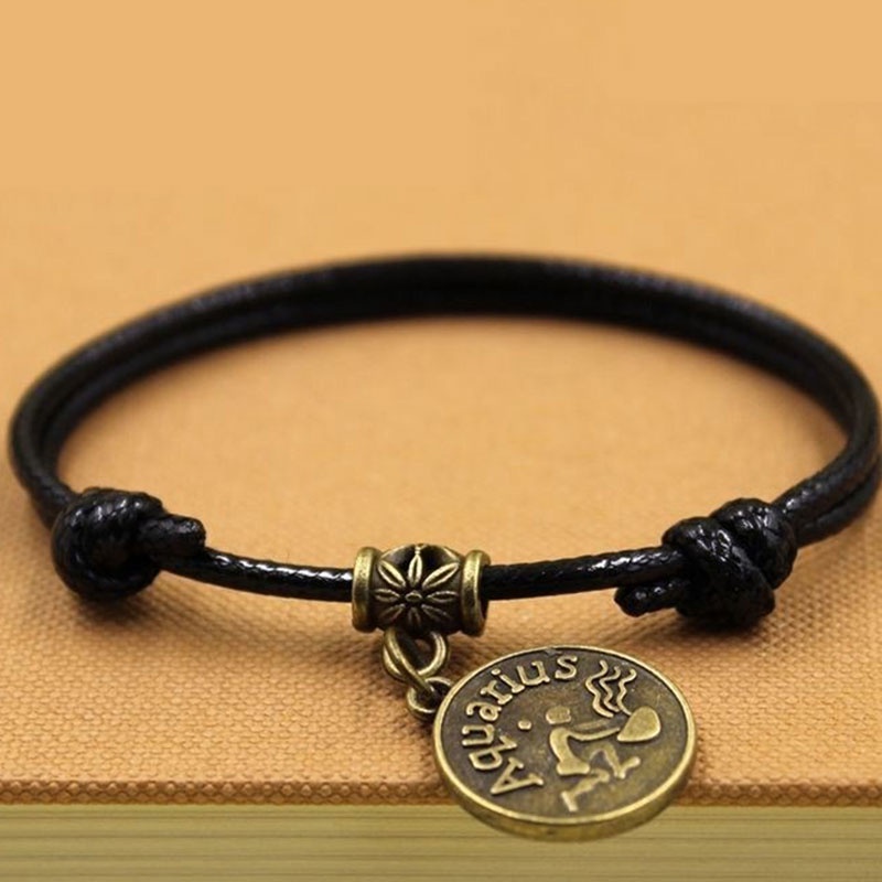 [MS108] GL 45 Gelang Zodiak Unisex | Gelang Zodiak Konstelasi Rasi Bintang Astrologi (2pcs/sepasang)