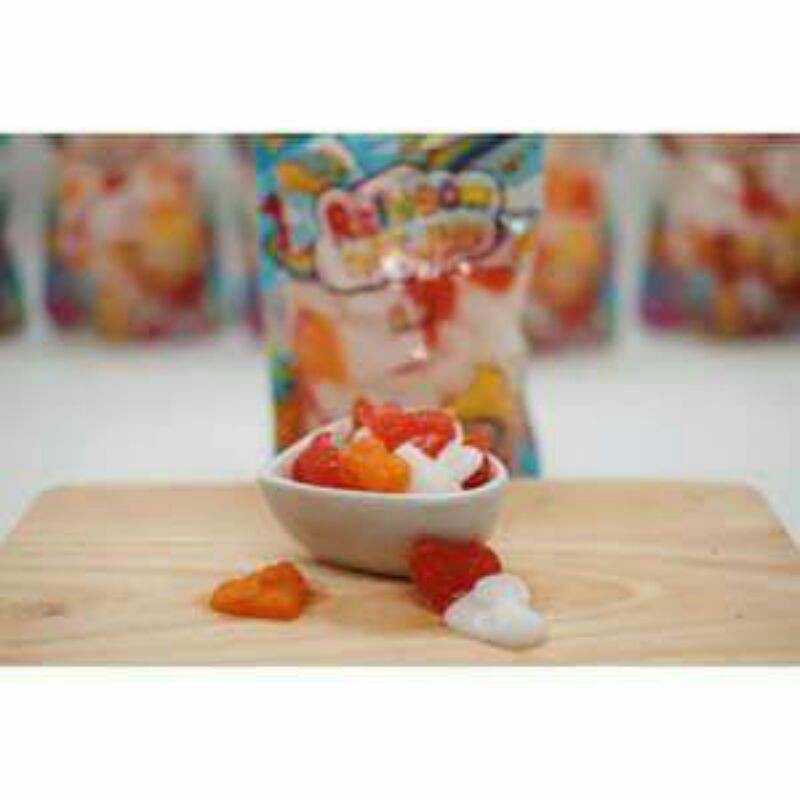 

rainbow nata jelly/love/500gr