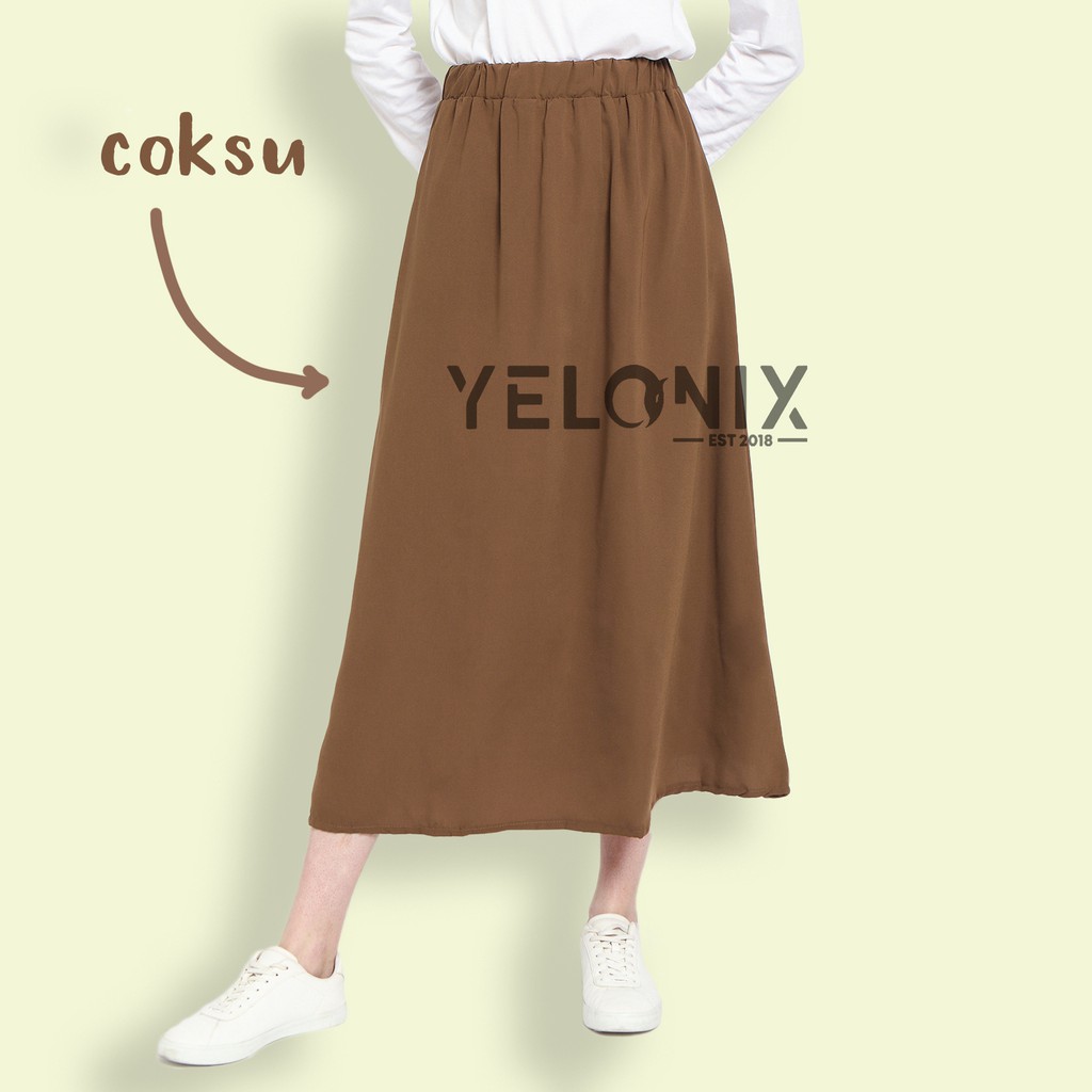 ROK POLOS STANDART PANJANG WOLFIS WOLVIS SKIRT PREMIUM - YELONIX