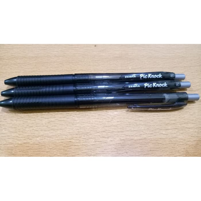 

NEW PRODUK ZEBRA. PENA SEMI GEL PIC KNOCK 0.7MM. - HITAM ( PERLUSIN )