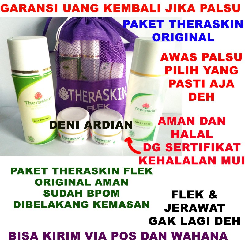 Theraskin Paket Flek Bpom Cream Theraskin Paket Flek Krim Wajah Aman Shopee Indonesia